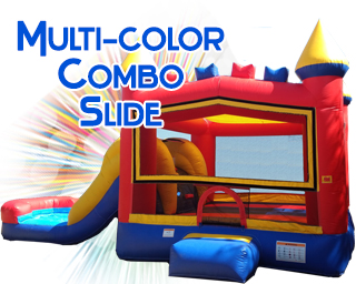 Inflatable Multicolor Combo slide