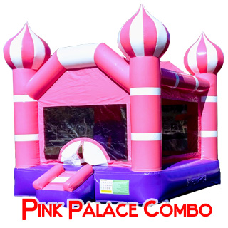 Pink Palace Combo Bounce House