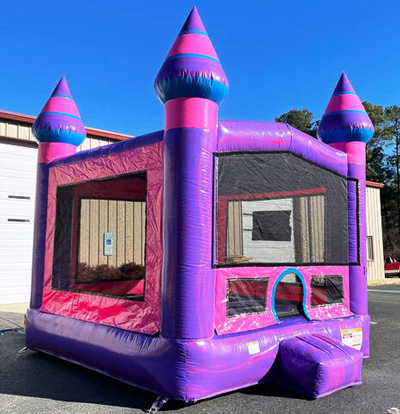 Pink Castle Bounce House Jumper