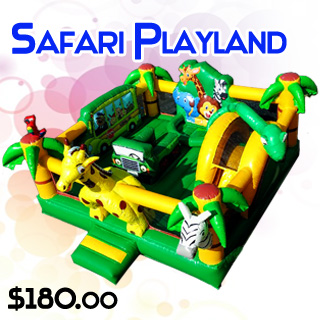 Inflatable Safari Theme Play Area