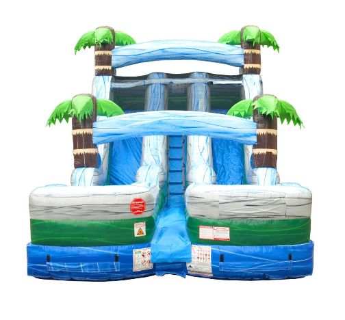 double splash water slide