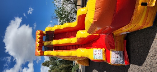 Lava Monster Inflatable Waterslide Combo