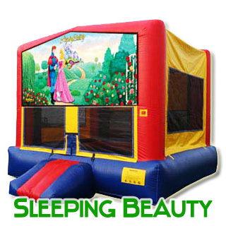 Sleeping Beauty Bouncy House