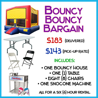 Bouncy Bargain Bounce House Package