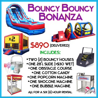 Bouncy Bonanza Bounce House Package